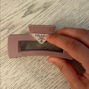 Dusty Rose Logo Hair Claw